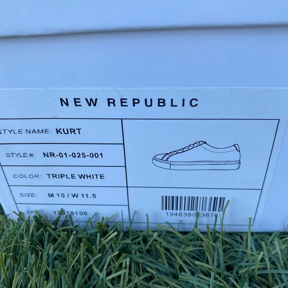 New Republic All White Dress Sneaker (Kurt) - Picture 6 of 10